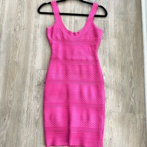Herve Leger Hot pink